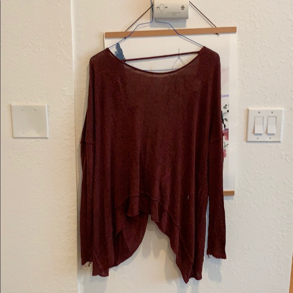 Free People Backless Sweater